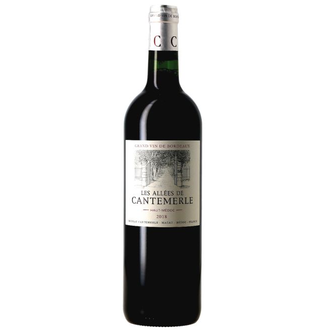 Les Allées de Cantemerle, 2nd vin du Château Cantemerle 2018